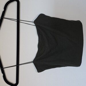 Hunter Green Crop Top